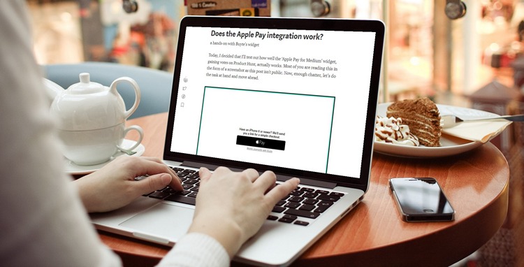 How to Add Apple Pay Donate Button to Medium Posts