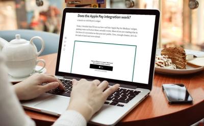 How to Add Apple Pay Donate Button to Medium Posts