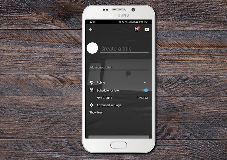 How to Schedule Livestream In Advance On YouTube 1