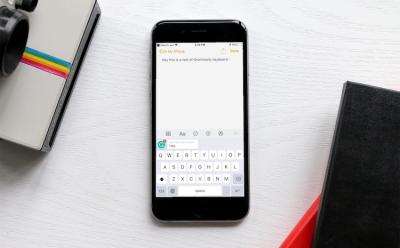 Now check Your Grammar on the Fly With Grammarly Keyboard For iOS