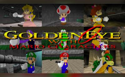Play Goldeneye 007 as Mario with This Mod