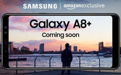 Samsung’s Upcoming Galaxy A8+ Slated to Be an Amazon Exclusive Smartphone