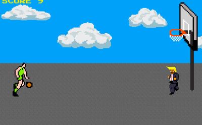 There’s a Game That Lets You Dunk Basketballs on Donald Trump
