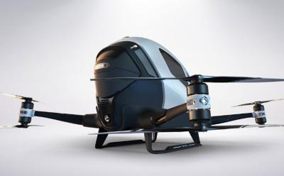 Ehang Releases Footage of First Test Flight of Its Passenger-Carrying Drones