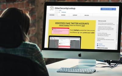 EtherSecurityLookup website