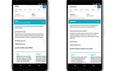 Google Symptom Search website
