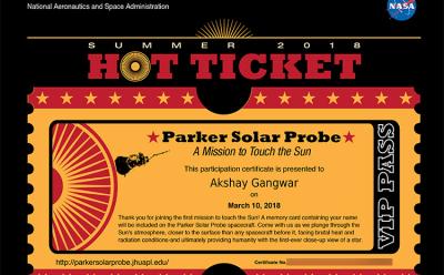nasa send name sun featured website