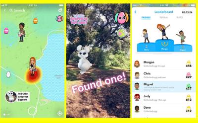 snapchat easter egg hunt featured website