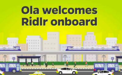 ola ridlr acquisition