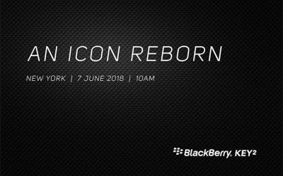 BlackBerry KEY2 launch website