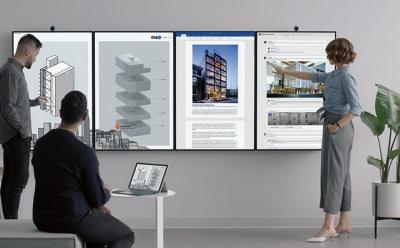 Microsoft Surface Hub 2 official render website