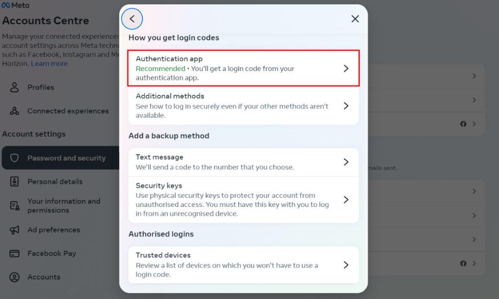 FACEBOOK AUTHENTICATOR APP NOT WORKING visual data 2