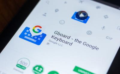Gboard Shutterstock website