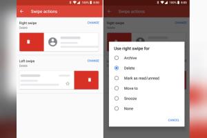 Gmail on Android Now Lets You Customize Left and Right Swipe Gestures