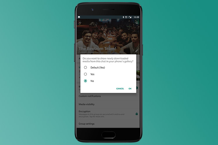 hide whatsapp photos videos from gallery