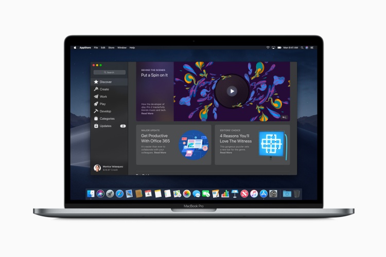 macos mojave featured new
