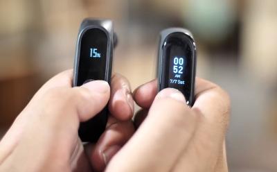 Mi Band 3 vs Mi Band 2 Display