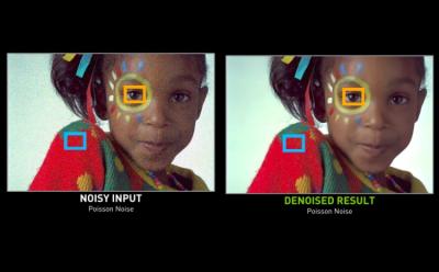 nvidia grainy cleam image ai