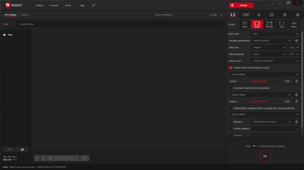 Action! screen recorder