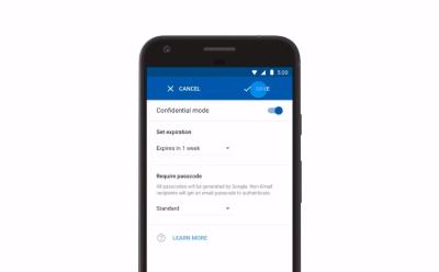 confidential mode gmail android