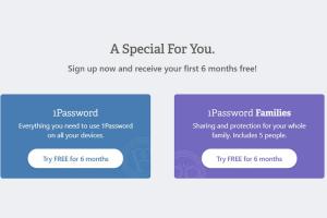 1Password Offer Gives Individuals, Families 6 Months Premium Service For Free