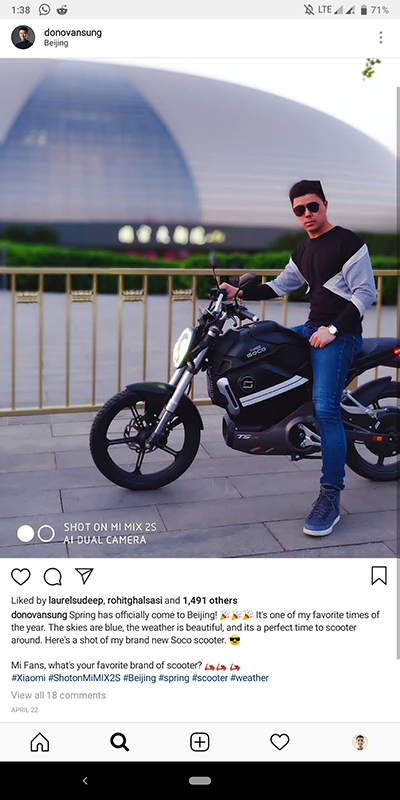 Xiaomi's Donovan Sung Uses Older Picture to Show Off Poco F1's Photography, Deletes Both Images Later