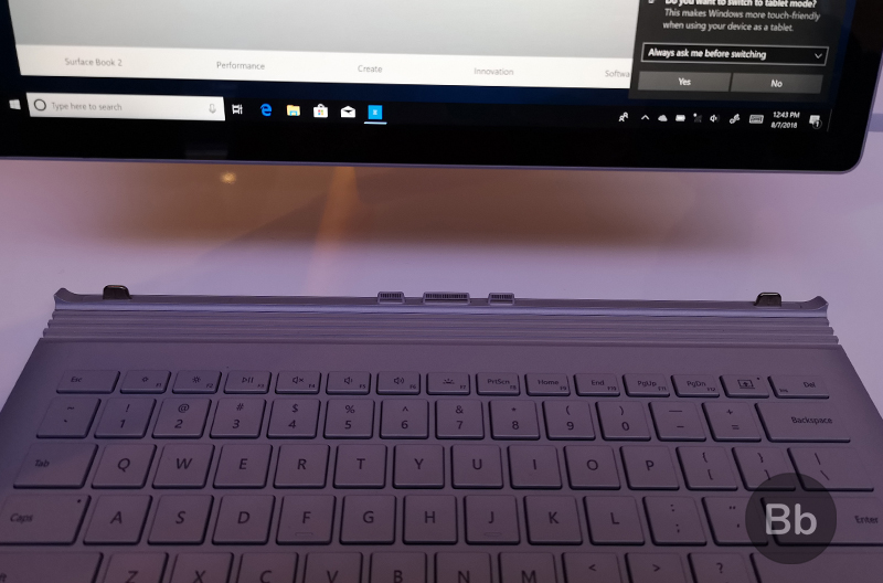 surface book 2 connector