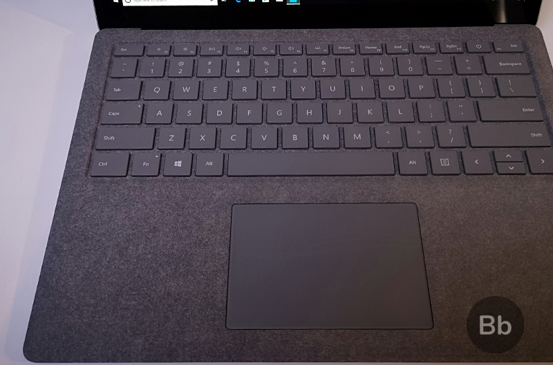surface laptop keyboard