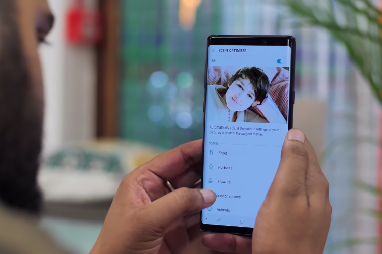 samsung note 9 scene optimizer test