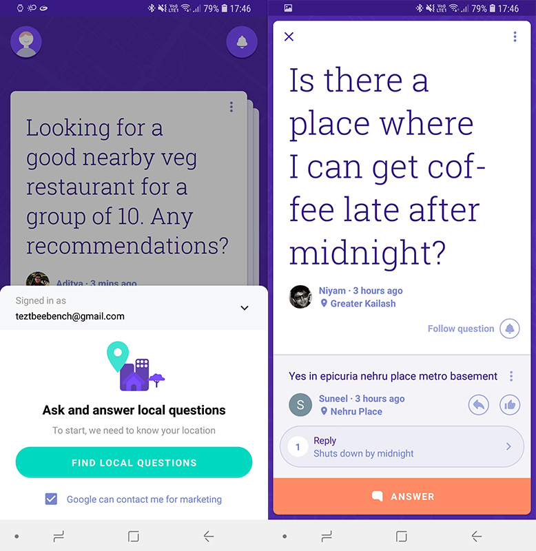Google's Hyperlocal Queries App Neighbourly is Now Available in Delhi and Bengaluru