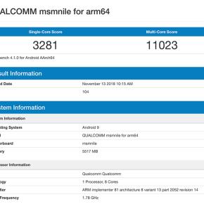 snapdragon 8150 geekbench