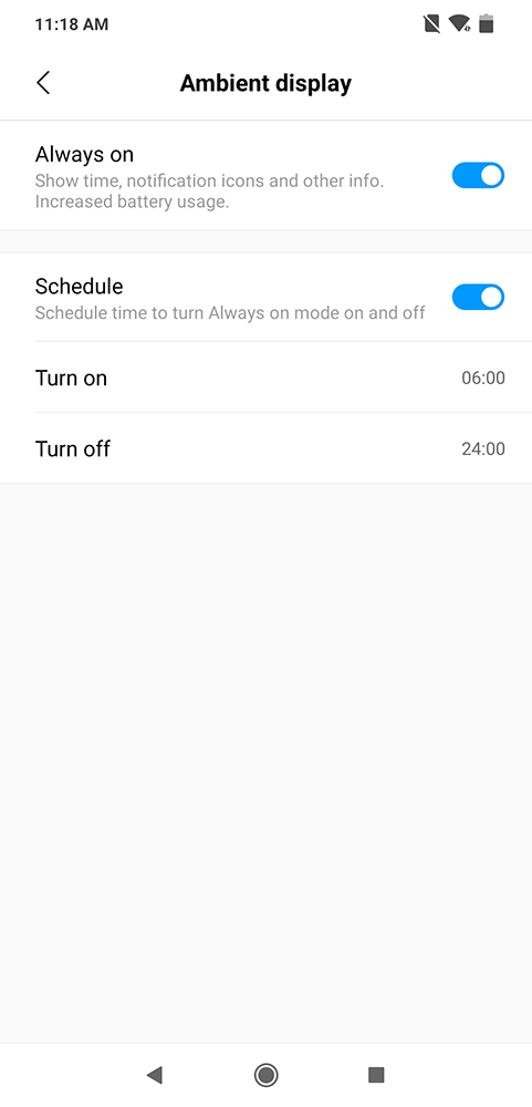 poco f1 ambient display