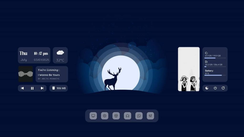 stellar rainmeter skin