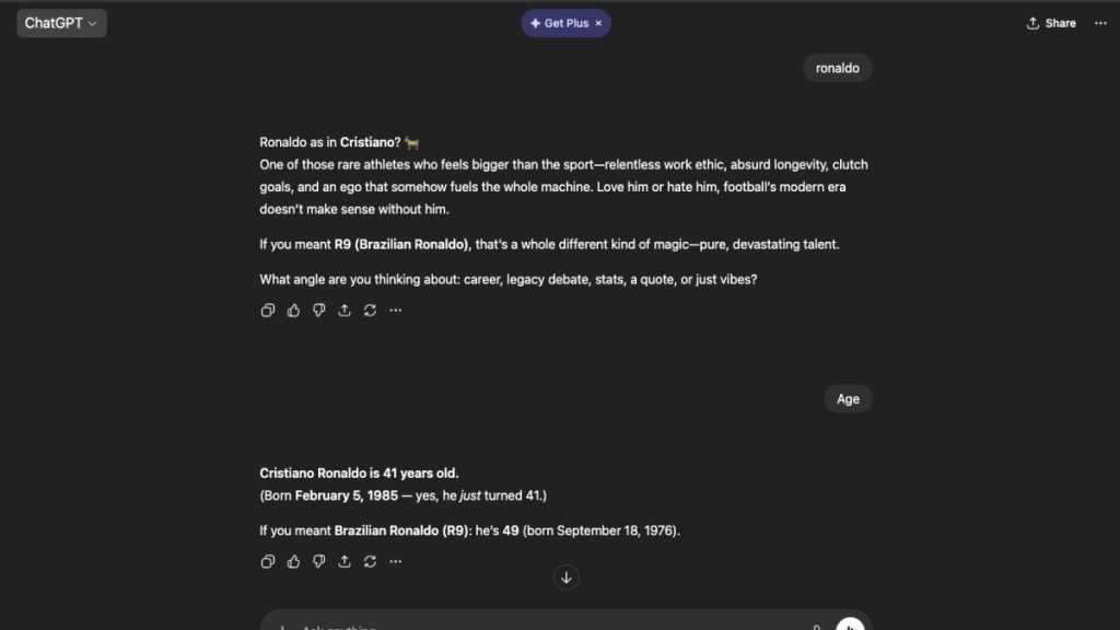 ChatGPT Search Google Alternative screenshot