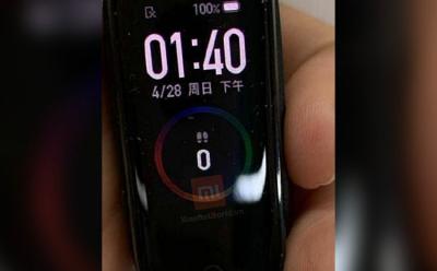 mi band 4 leaked images