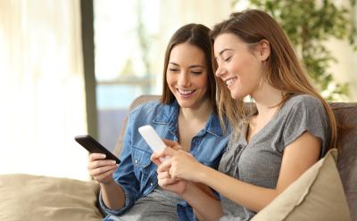 Wireless sharing phone shutterstock website