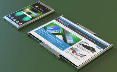 Samsung foldable phone patent