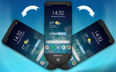 samsung triple screen phone