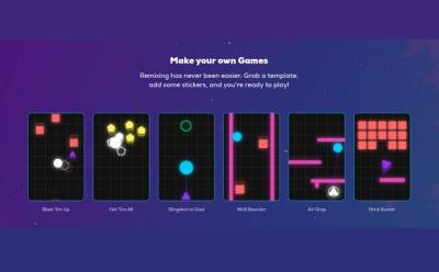 Giphy Arcade website