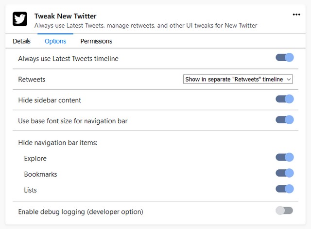 Tweak New Twitter body (2)
