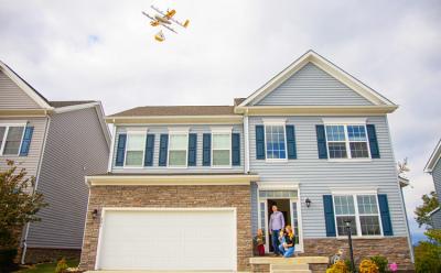 wing drone delivery