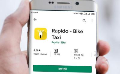 Rapido logo smartmockups website