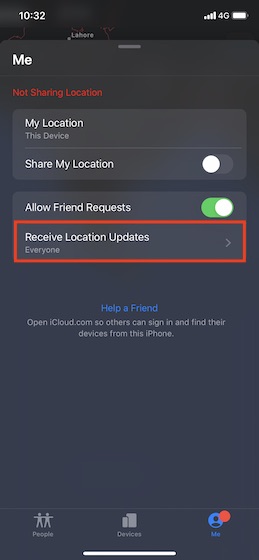 How to Receive Location Updates from Friends Using Find My | Beebom