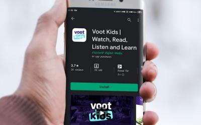 Voot Kids smartmockups website