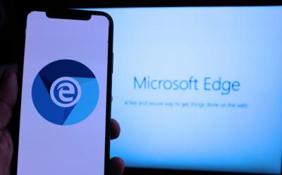 Chromium Edge shutterstock website