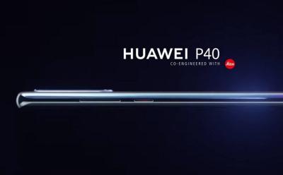 Huawei P40 leaked render website