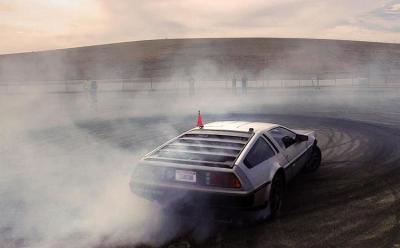 Watch MARTY, a Driverless DeLorean Car Drift a Challenging Track
