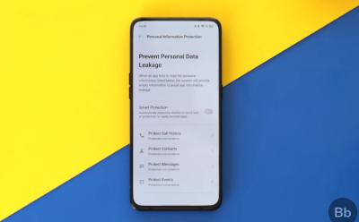 ColorOS 7 Improves User Privacy and Security with Amazing New Features - personal info protection - ColorOS 7
