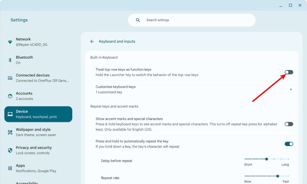 How to Enable Function Keys on a Chromebook