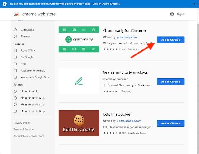 How to Install Chrome Extensions in Microsoft Edge Chromium | Beebom